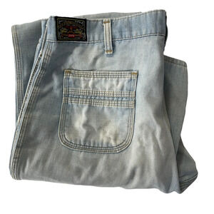 Rare Vintage 1970's Men's San Francisco 1850 Light Levi's Jeans 34x36